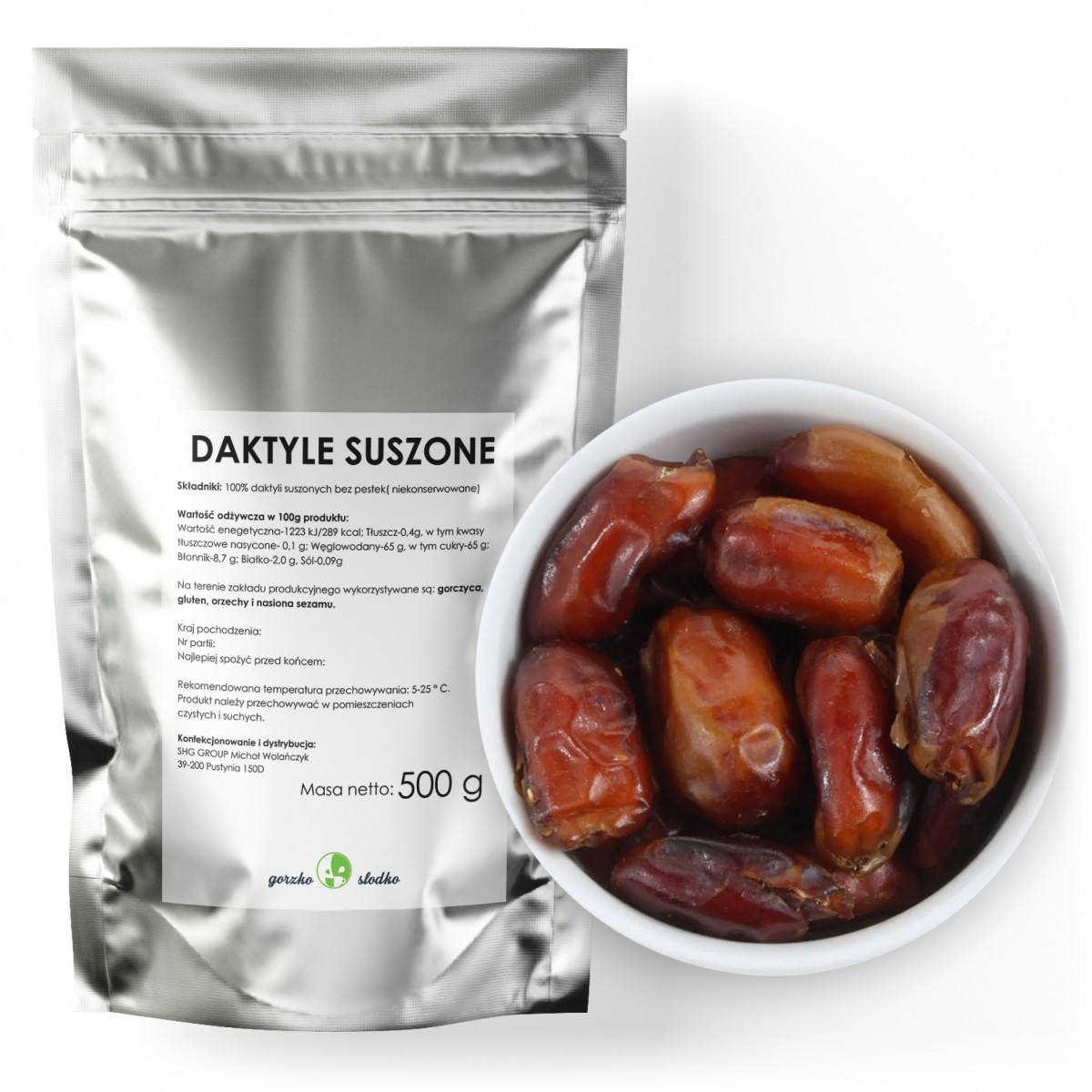 Daktyle suszone - bez pestek